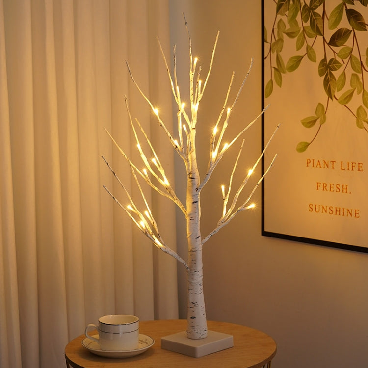 SJ-SD001 LED Christmas Party Decoration Birch Tree Decorative Light, Style: Detachable Base