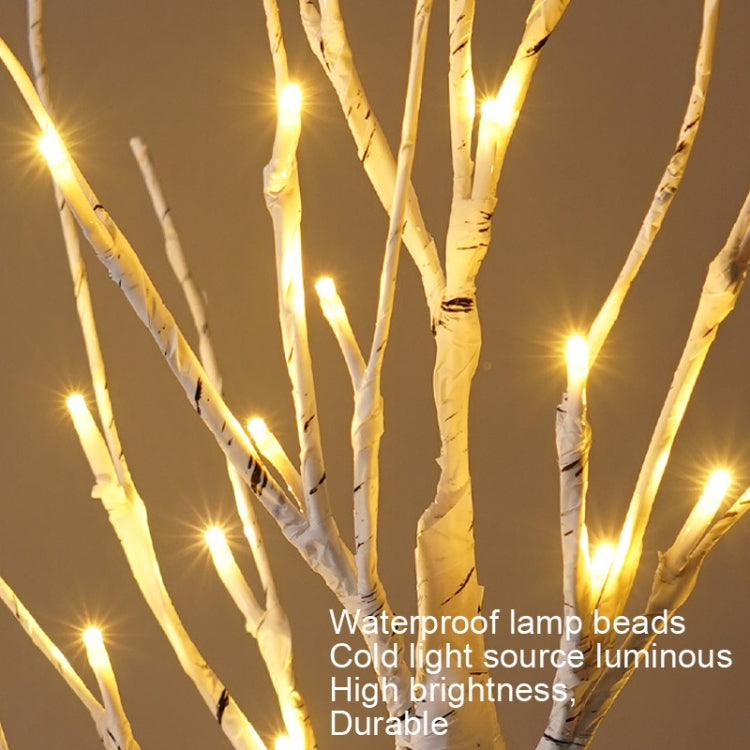 SJ-SD001 LED Christmas Party Decoration Birch Tree Decorative Light, Style: Detachable Base