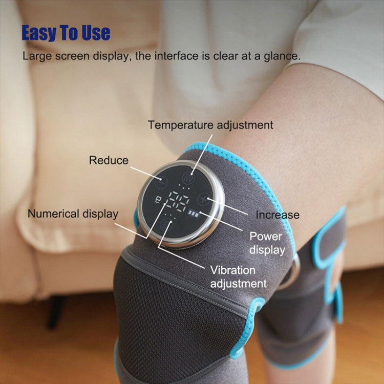 Electric Heating Therapy Knee Warm Knee Pad Brace Massage,Spec: Double Without Vibration
