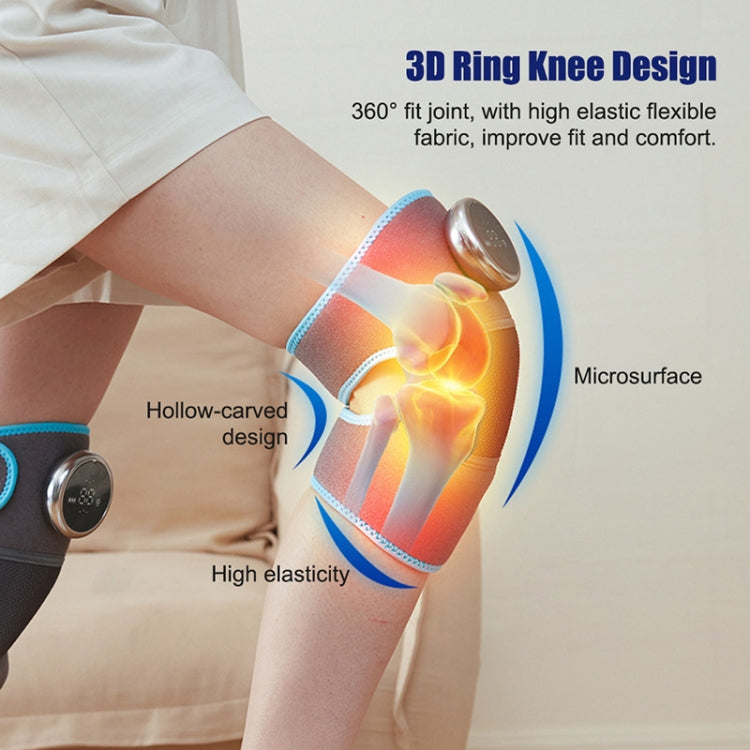 Electric Heating Therapy Knee Warm Knee Pad Brace Massage,Spec: Single With Vibration