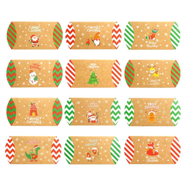 1set 24 PCS/Set Christmas Candy Wrapping Box Cartons(Hemp Rope)