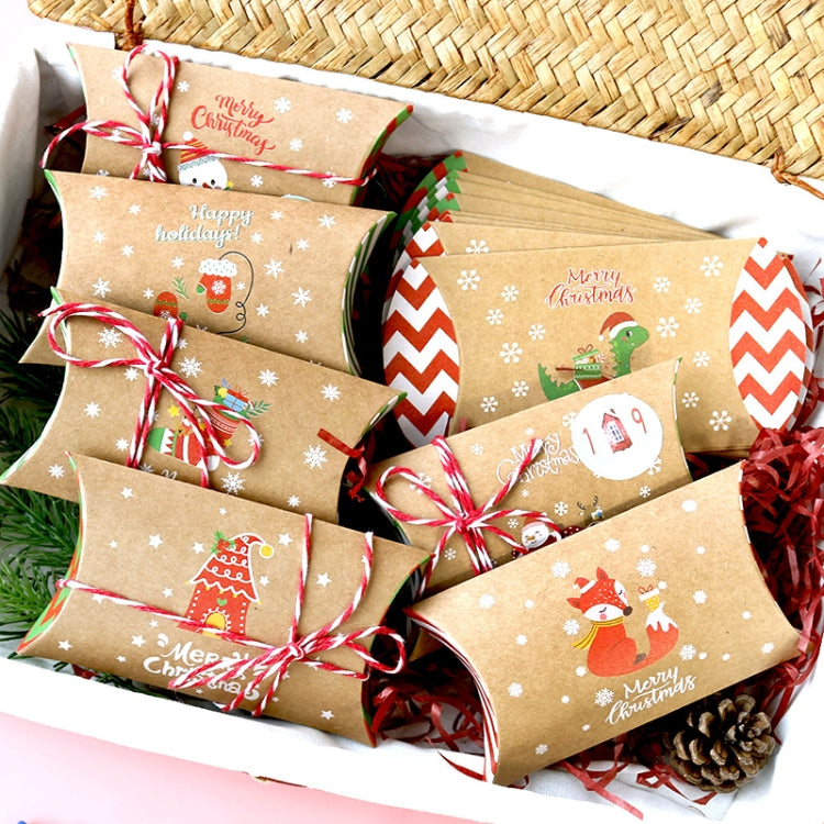 1set 24 PCS/Set Christmas Candy Wrapping Box Cartons(Hemp Rope)