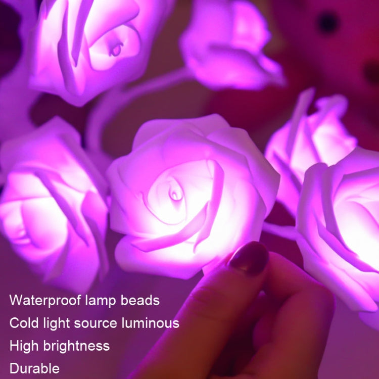 SJ-SD042 Rose Tree LED Christmas Party Decoration Light, Style: Detachable Base(Purple)