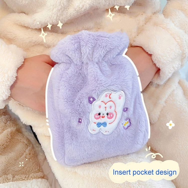 Plush Embroidery Washable Can Be Crossbody Water-Filled Warm Water Bag Yellow Bear