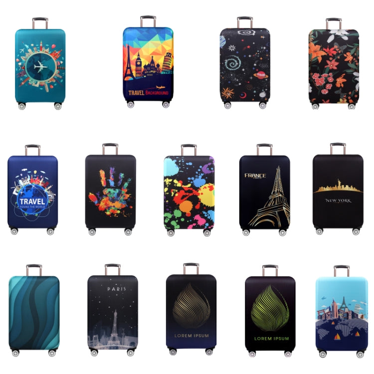 Luggage Thickening Wear-resistant Elastic Anti-dust Protection Cover, Size: S(Happy Planet)