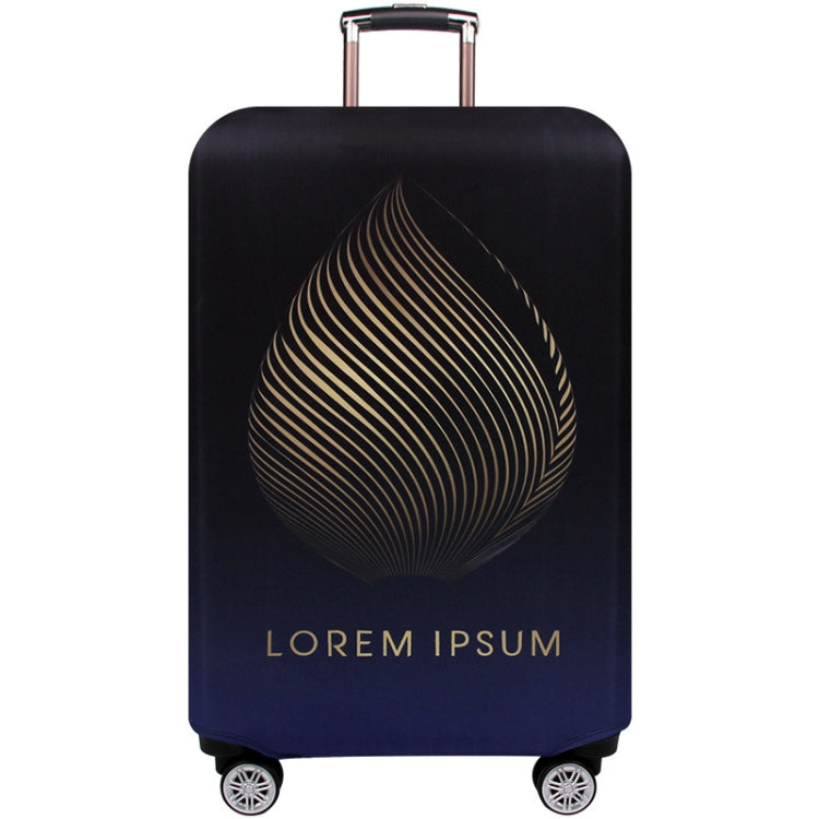 Luggage Thickening Wear-resistant Elastic Anti-dust Protection Cover, Size: M(Gold Leaf)
