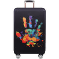 Luggage Thickening Wear-resistant Elastic Anti-dust Protection Cover, Size: XL(Colorful Handprints)