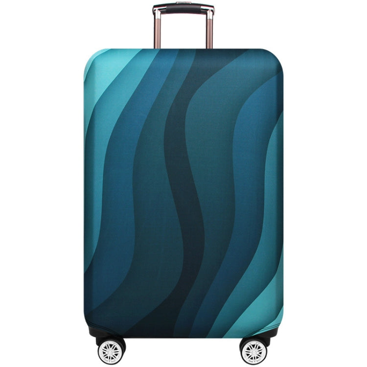 Luggage Thickening Wear-resistant Elastic Anti-dust Protection Cover, Size: XL(Green Ripple)