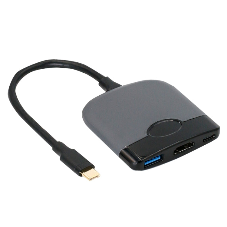 H0231 For Mobile / Nintendo Switch Expansion Dock Portable Base(Black Grey)