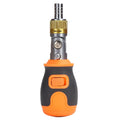 2050E 8 In 1 Portable Multifunctional S2 Batch Head Two-way Ratchet Screwdriver Set(Orange)