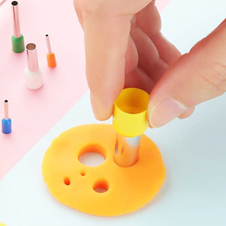 106-1 116 In 1 Clay Cutter Set DIY Clay Earring Mould Clay Earrings Making Tools(Orange)