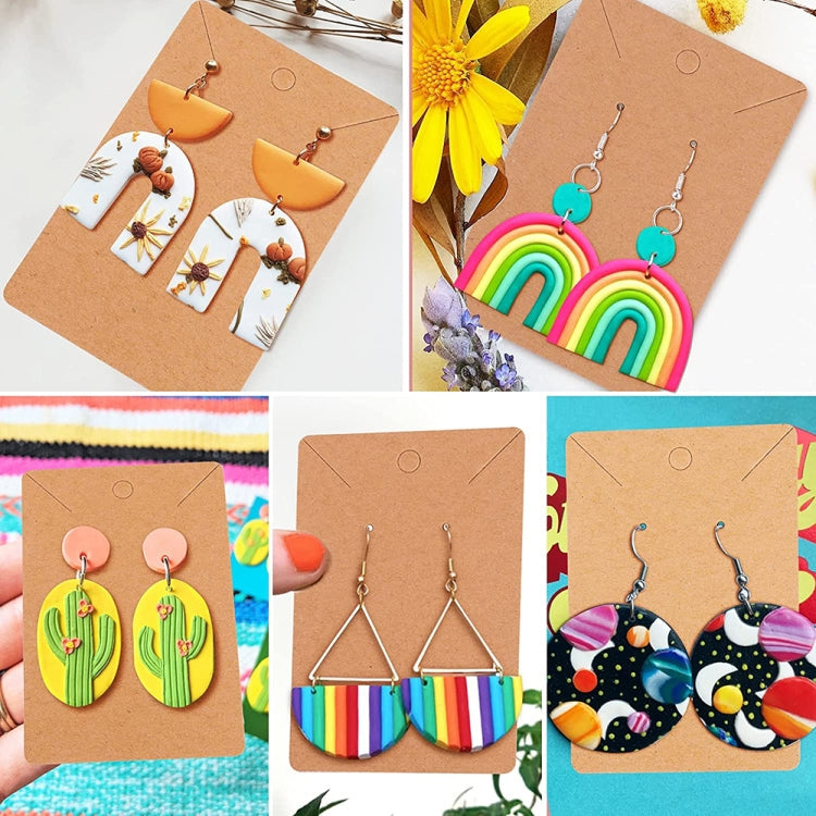 106-1 116 In 1 Clay Cutter Set DIY Clay Earring Mould Clay Earrings Making Tools(Dark Green)