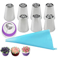 9PCS/Set Stainless Steel Laminating Nozzle Set Cake DIY Laminating Nozzle Set Baking Tools