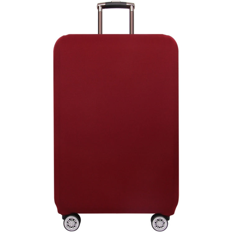 Thickened Wear-resistant Stretch Luggage Dust-proof Protective Cover, Size: M(Wine Red)