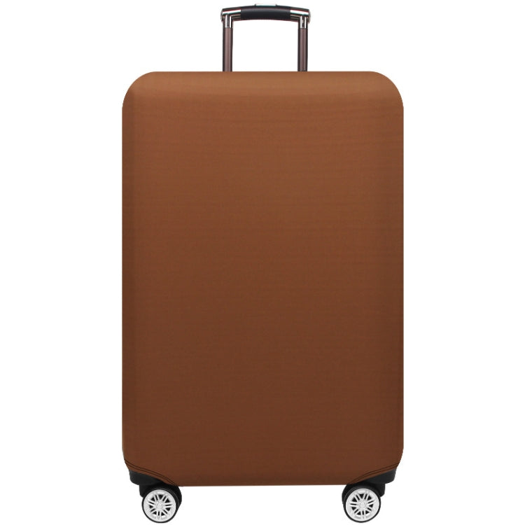 Thickened Wear-resistant Stretch Luggage Dust-proof Protective Cover, Size: L(Coffee)