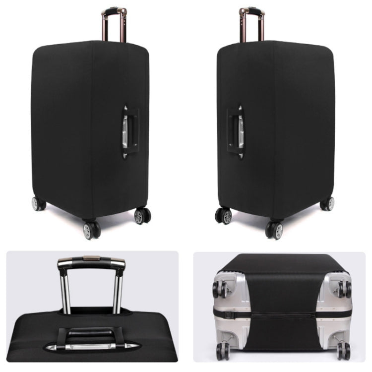 Thickened Wear-resistant Stretch Luggage Dust-proof Protective Cover, Size: L(Wine Red)