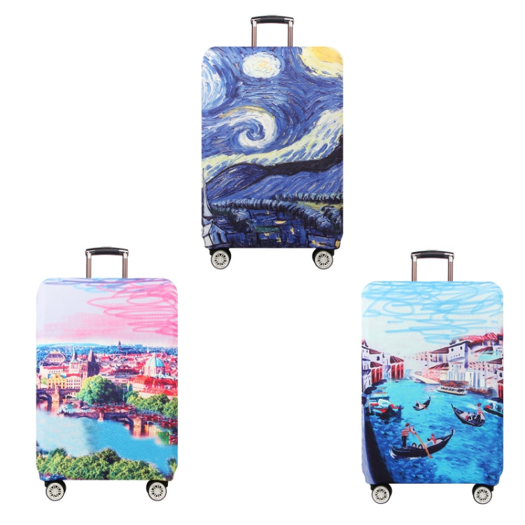 Wear-resistant Dust-proof Luggage Compartment Protective Cover, Size: L(Starry Sky)