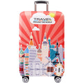 Dust-proof Wear-resistant Luggage Compartment Protective Cover, Size: XL(World Interest)