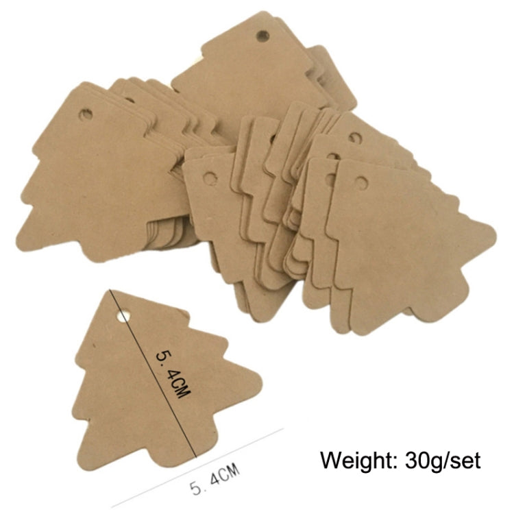 6 Sets DIY Christmas Tree Elevator Retro Card Labels Wedding Party Process Clip Stickers(Black)