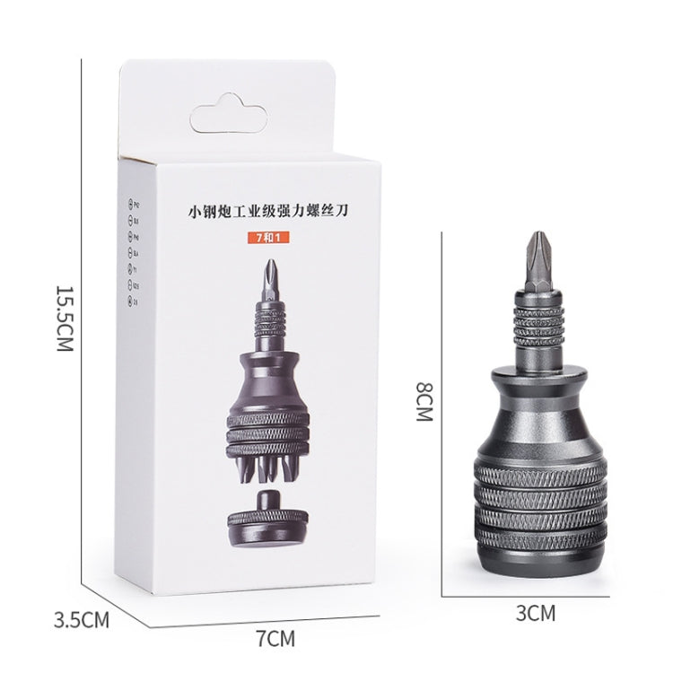 7 In 1 S2 Screwdriver Titanium Palm Aluminum Screwdriver