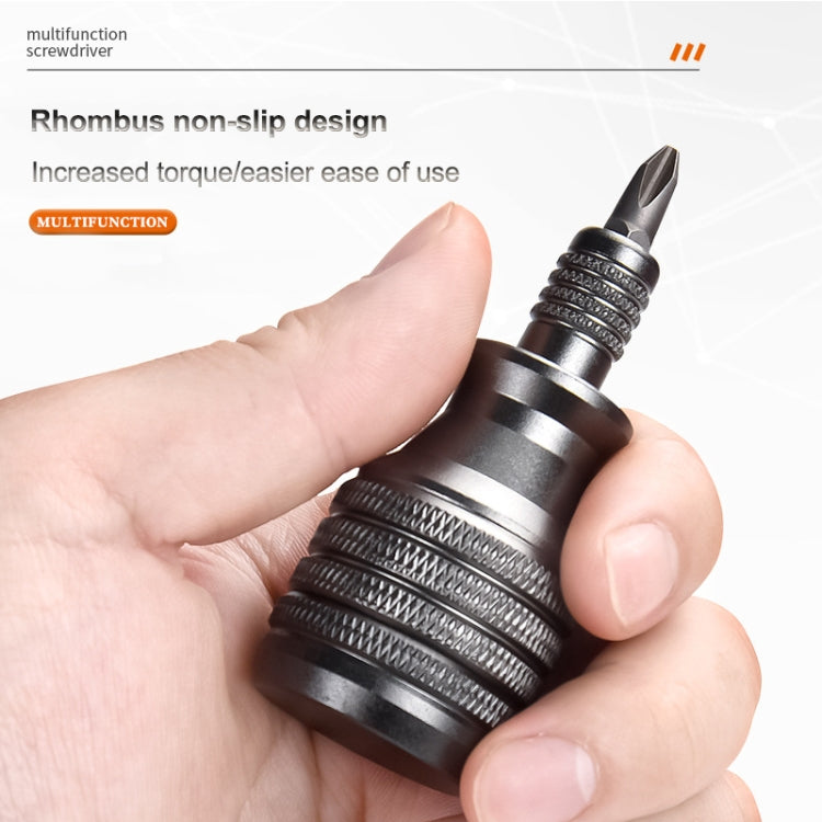 7 In 1 S2 Screwdriver Titanium Palm Aluminum Screwdriver