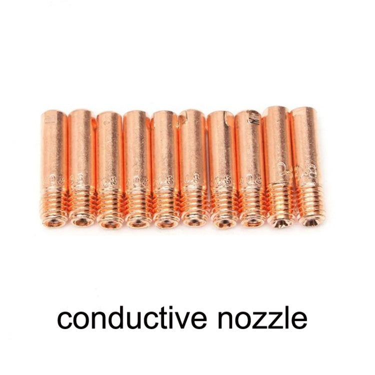 19 PCS / Set Welding Torch Insulation Sleeve Cover Nozzle Head Spring Tool Spare Kit