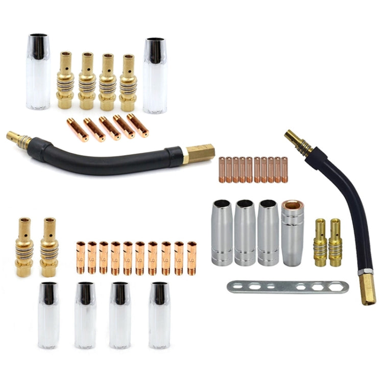12 PCS / Set Welding Needle Point Vover Nozzle Kit Gas Shielded Welding Conductive Nozzle
