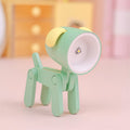 TL-23 LED Mini Foldable Cartoon Desk Lamp Pet Shape Decoration Table Lamp, Spec: Dog (Green)