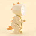 TL-23 LED Mini Foldable Cartoon Desk Lamp Pet Shape Decoration Table Lamp, Spec: Dinosaur (Beige)