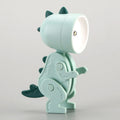 TL-23 LED Mini Foldable Cartoon Desk Lamp Pet Shape Decoration Table Lamp, Spec: Dinosaur (Light Green)
