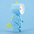 TL-23 LED Mini Foldable Cartoon Desk Lamp Pet Shape Decoration Table Lamp, Spec: Dinosaur (Blue)