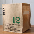 Foldable Jute Storage Box Sorting Basket for Underwear(Number 12)