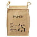 Jute Storage Box Fabric Dirty Clothes Basket Miscellaneous Sorting Storage Bag(Milk Carton)