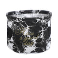 Fabric Storage Basket Desktop Organizer Basket, Style: Black Cloud Pattern