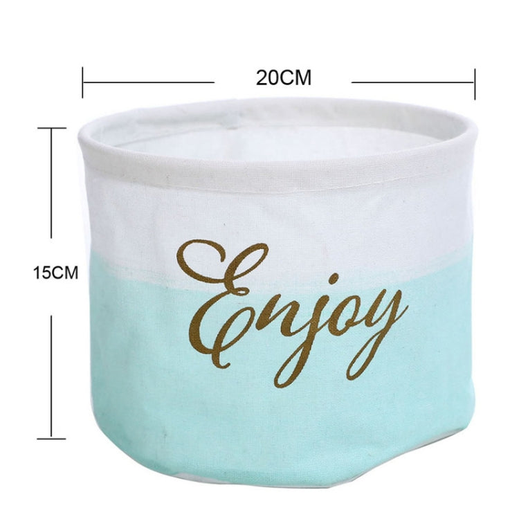 Fabric Storage Basket Desktop Organizer Basket, Style: Spider Web