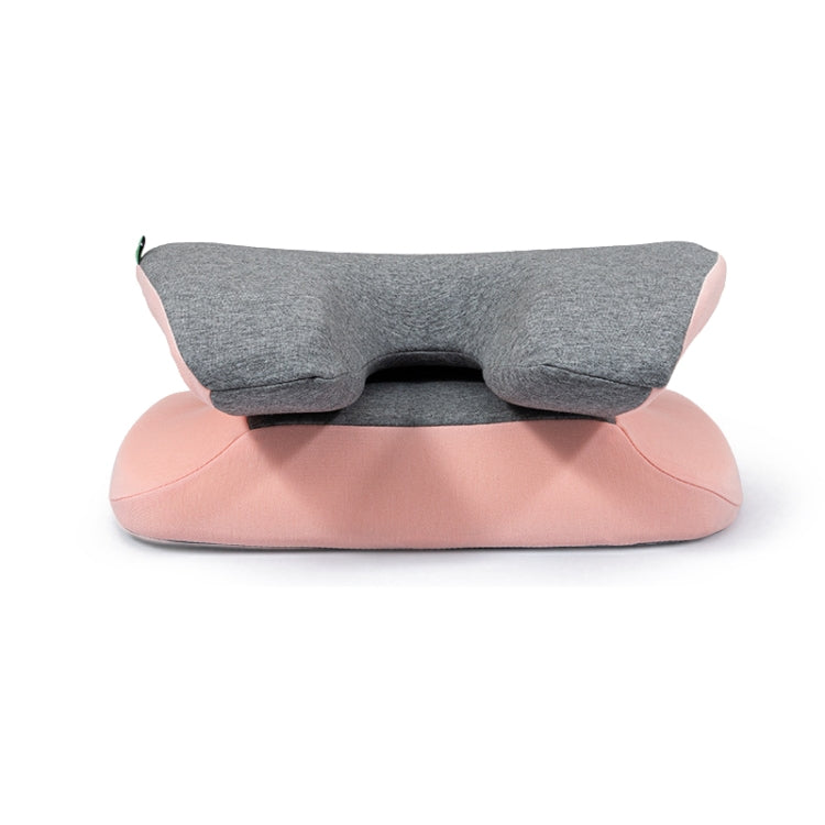 Foldable Memory Cotton Nap Pillow Waist Pillow(Pink)