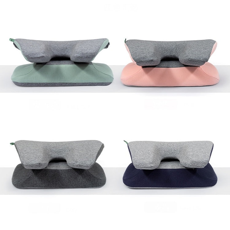 Foldable Memory Cotton Nap Pillow Waist Pillow(Navy)