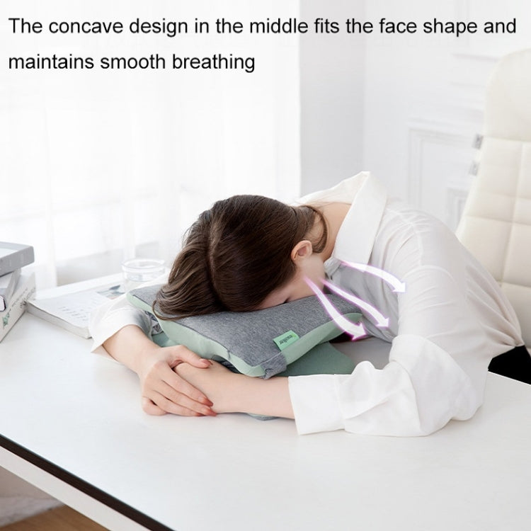 Foldable Memory Cotton Nap Pillow Waist Pillow(Grey)
