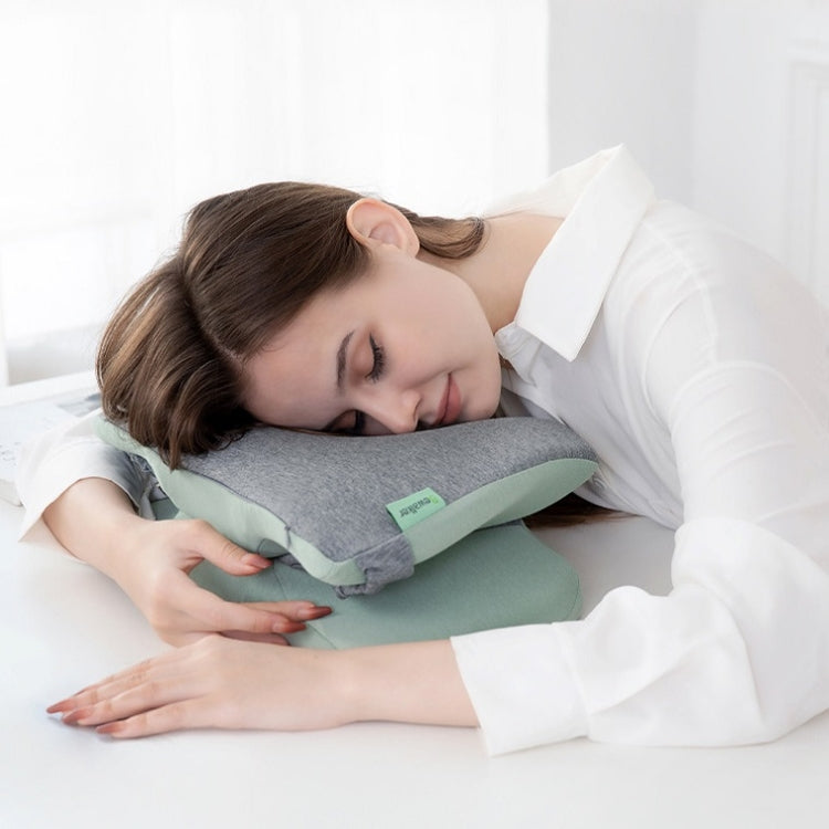 Foldable Memory Cotton Nap Pillow Waist Pillow(Navy)