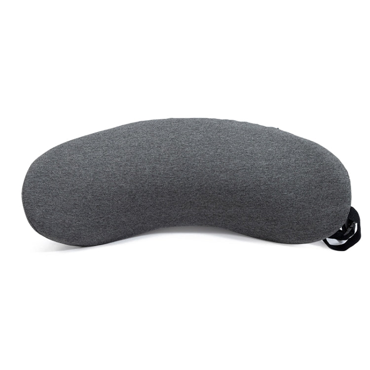 Memory Foam Lumbar Spine Cushion Pregnant Women Sleeping Lumbar Pillow(Dark Gray Crescent)