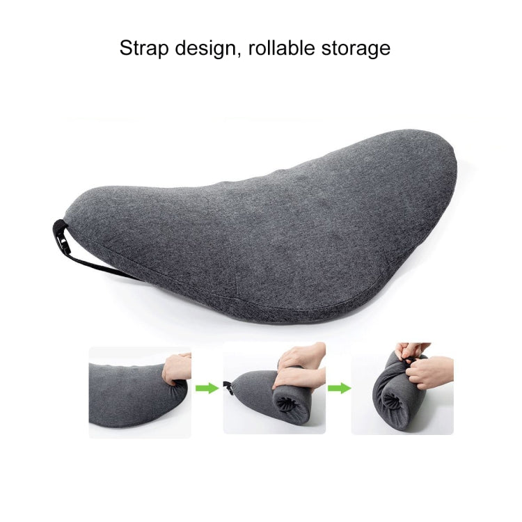 Memory Foam Lumbar Spine Cushion Pregnant Women Sleeping Lumbar Pillow(Light Gray)