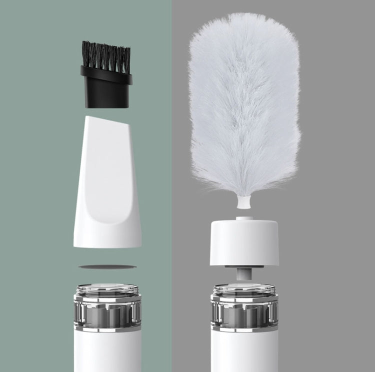 DY701  3 In 1 Electric Feather Duster Handheld Telescopic Dust Clean Brush(Pink)