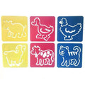 Children DIY Drawing Stencil Colorful Hollow Copy Board(H-01)