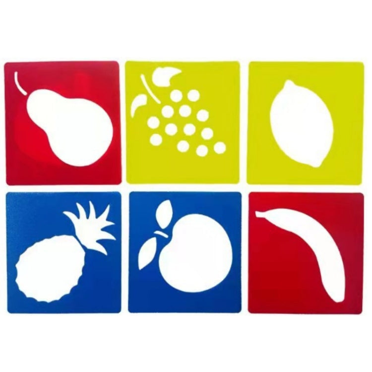 Children DIY Drawing Stencil Colorful Hollow Copy Board(H-13)