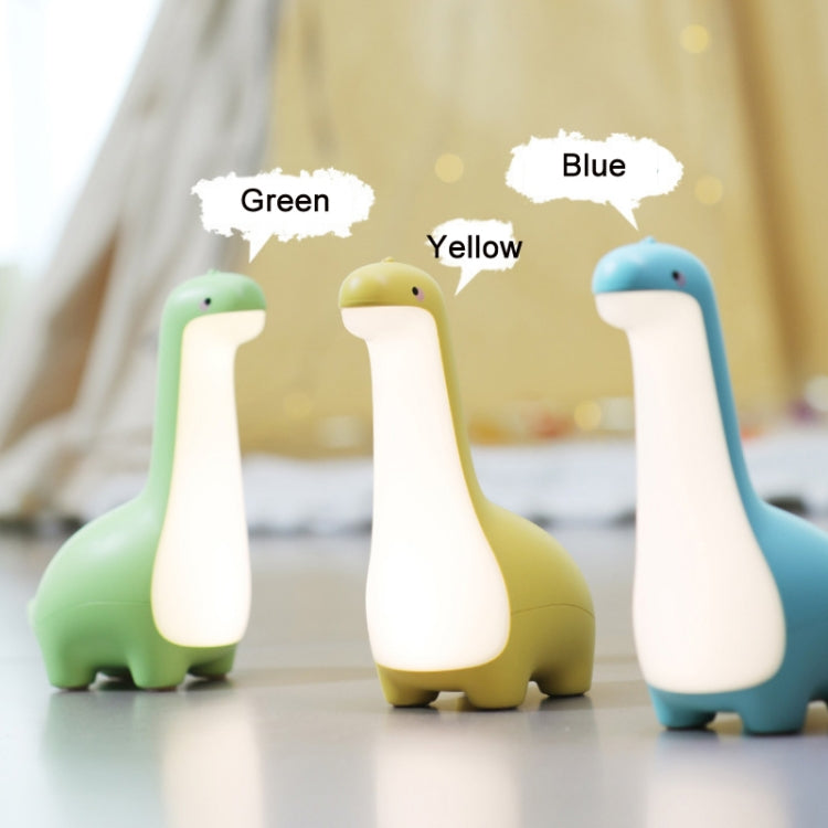 Dinosaur Night Light USB Rechargeable Sleeping Companion Ambient Warm Light(Green)