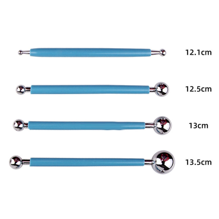 14 PCS/Set Ceramic Clay Indentation Sculpting Scraper Dotted Drill Nail Art Pen