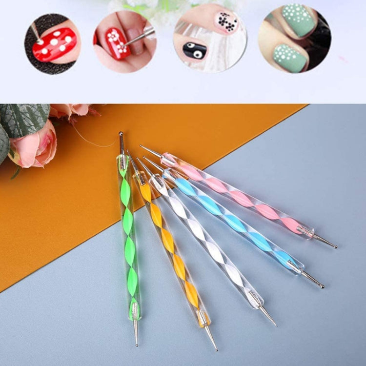 14 PCS/Set Ceramic Clay Indentation Sculpting Scraper Dotted Drill Nail Art Pen