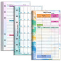 A6 6 Hole Budget Book Loose-leaf Replacement Core Handbook Insert,Spec: 3 In 1
