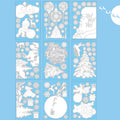Christmas Static Glass Window Decoration Background Decorative Stickers(Santa Claus)