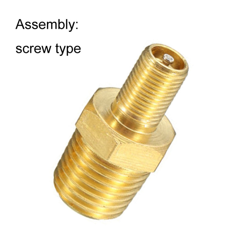 5PCS 1/8 NPT Threaded Nozzles Solid Nickel-Plated Brass Fuel Tank Filling Valve For Air Compressor